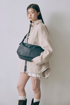 Light Leather Gather 2Way Sholder Bag