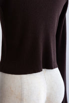 Fitted Rib Skipper Cardigan