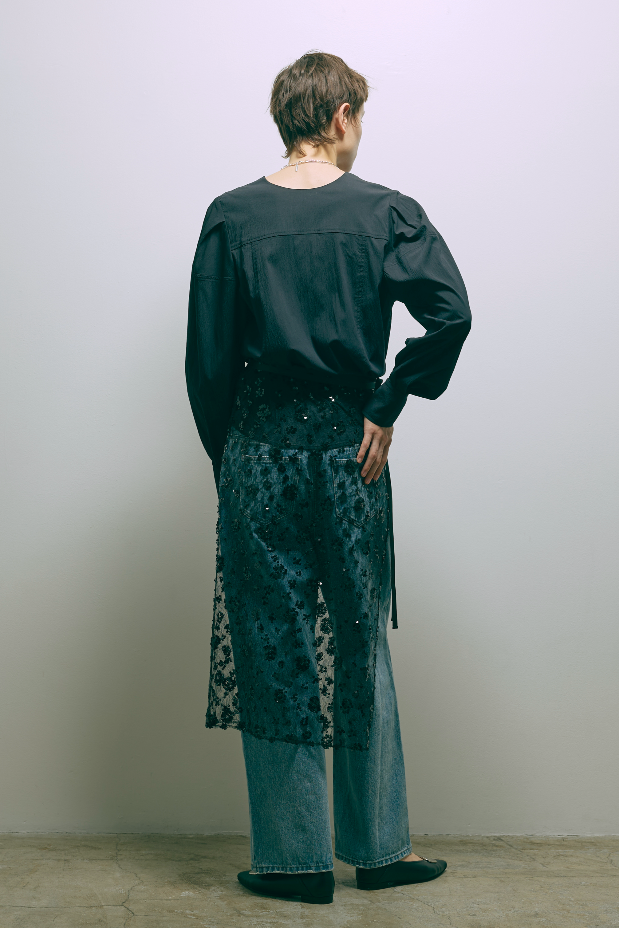 Sequin Layered Skirt