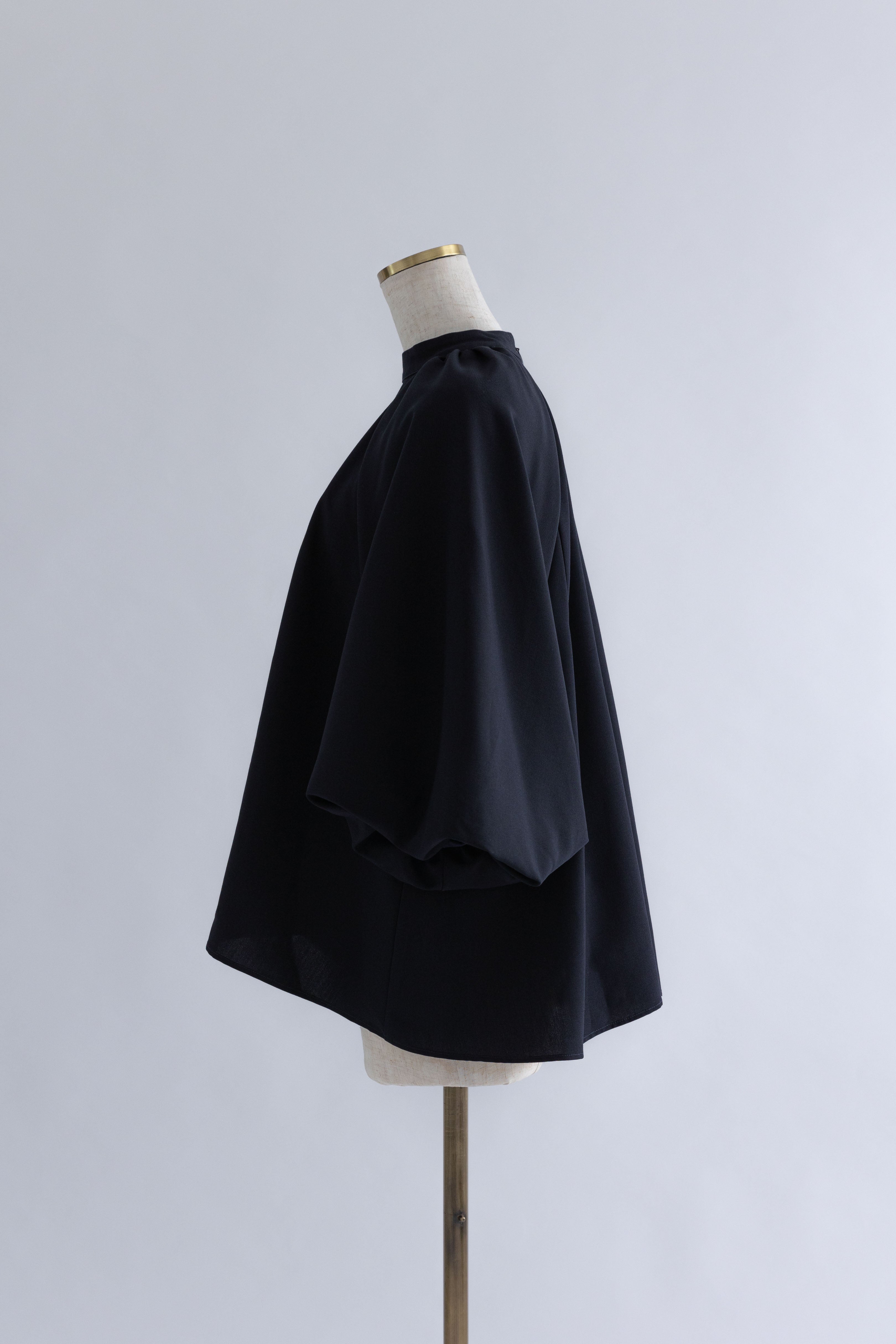 Flared Balloon Sleeve Blouse
