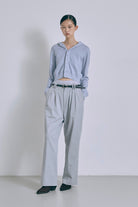 Wide Tuck Pants