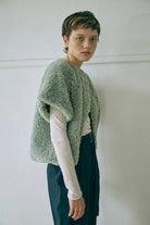 Short Sleeve Fur Jacket