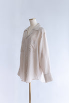Silk-Like Oversized Shirt