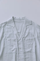 Sheer Stripe Big Shirts ブルー