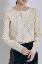 Powder Dot Henley
