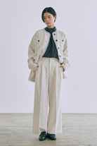 着用カラー:アイボリー　着用サイズ:0　モデル身長:170cm