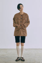 着用カラー:ブラウン  モデル身長:170㎝