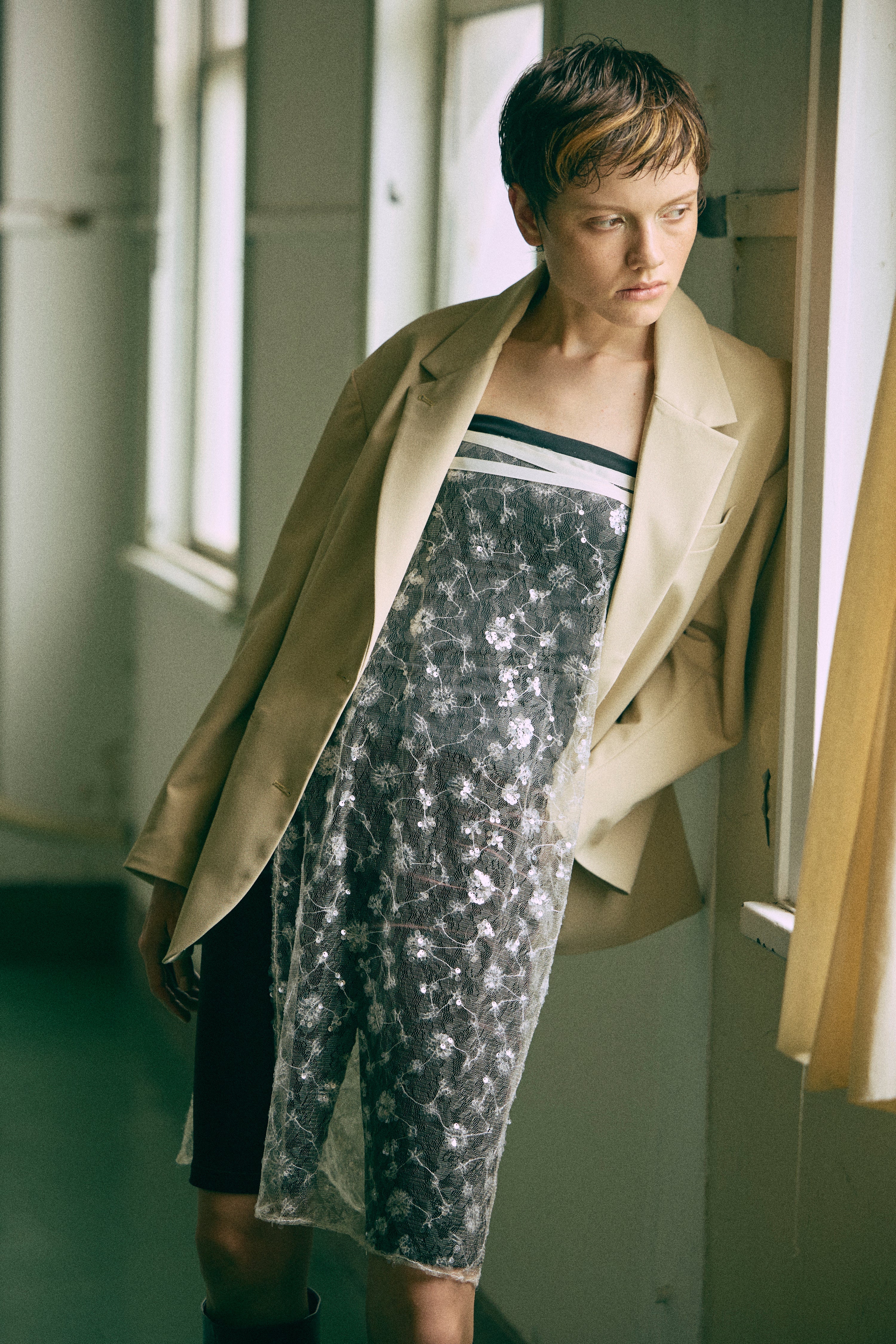 Sequin Layered Skirt