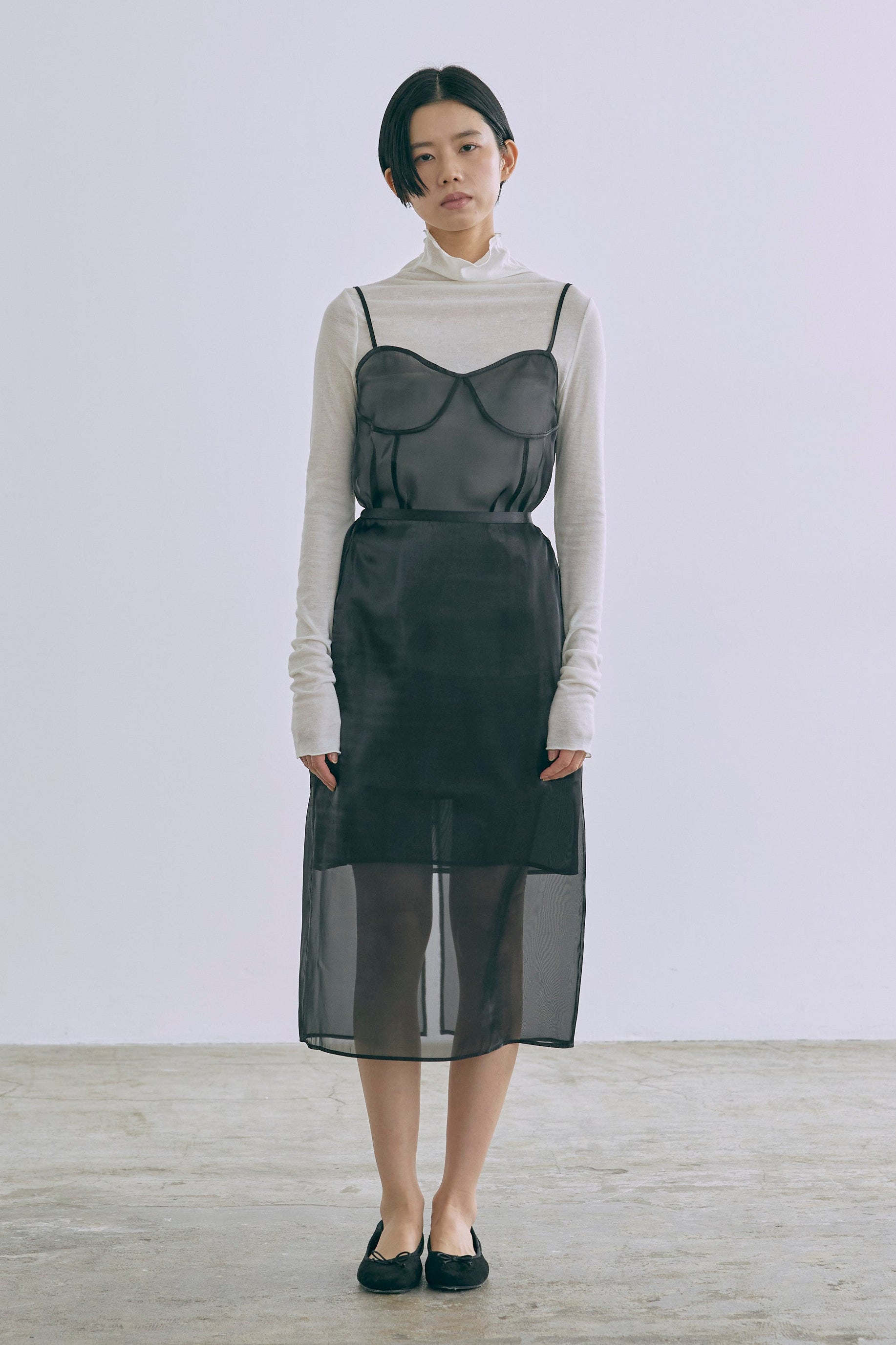 着用カラー:ブラック  モデル身長:170㎝