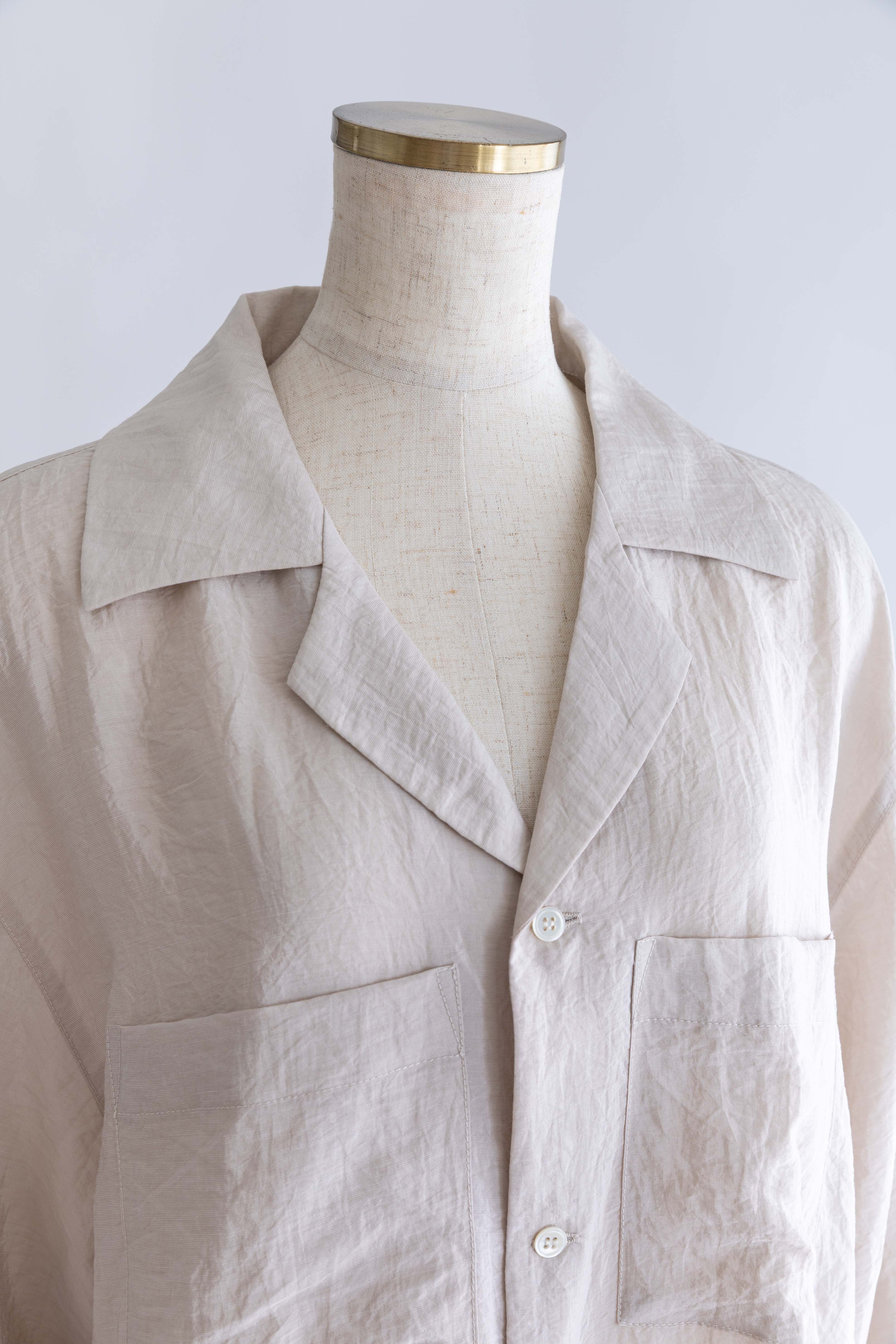 Silk-Like Oversized Shirt