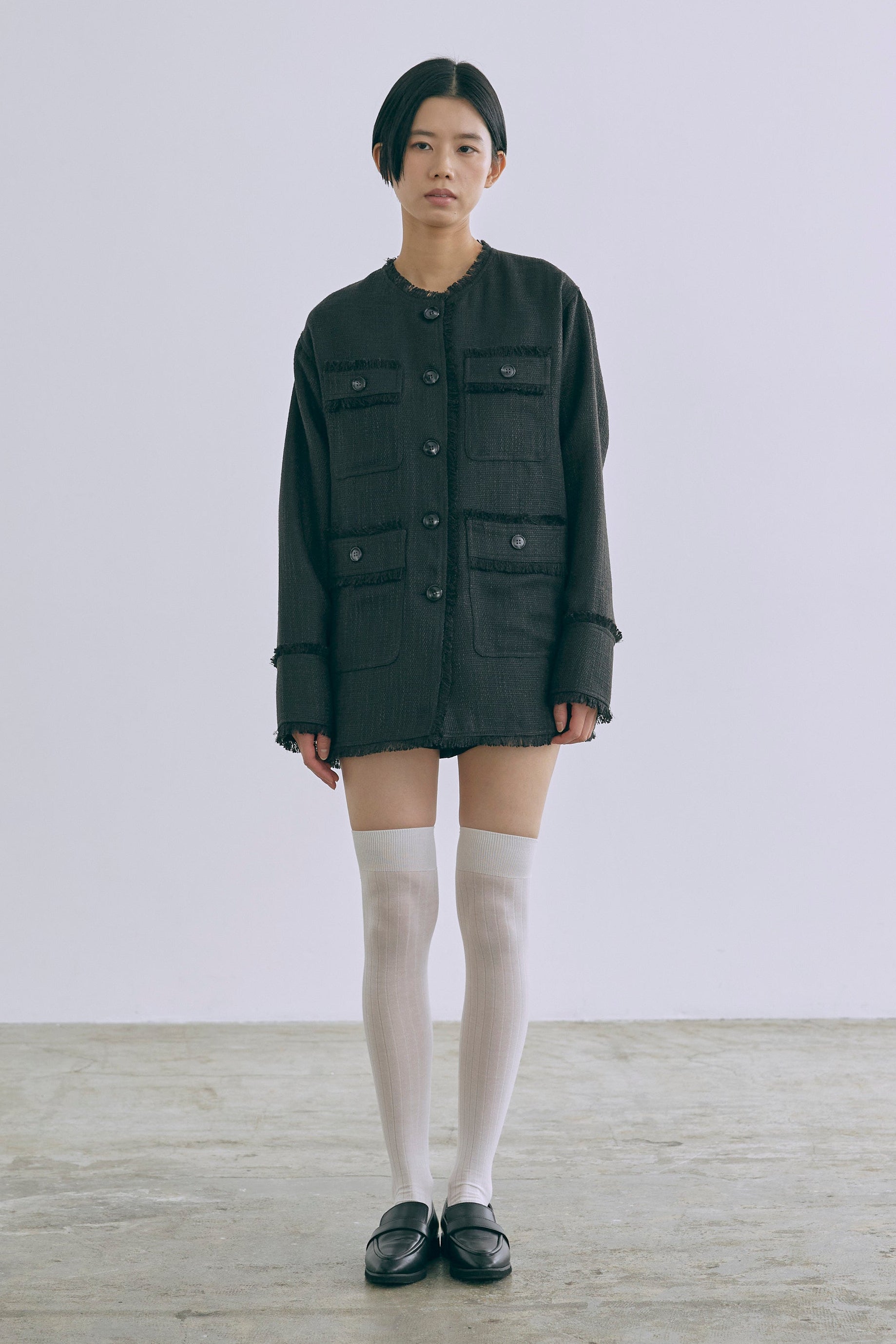 着用カラー:ブラック  モデル身長:170㎝