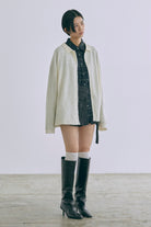 着用カラー:グリーン  モデル身長:170㎝