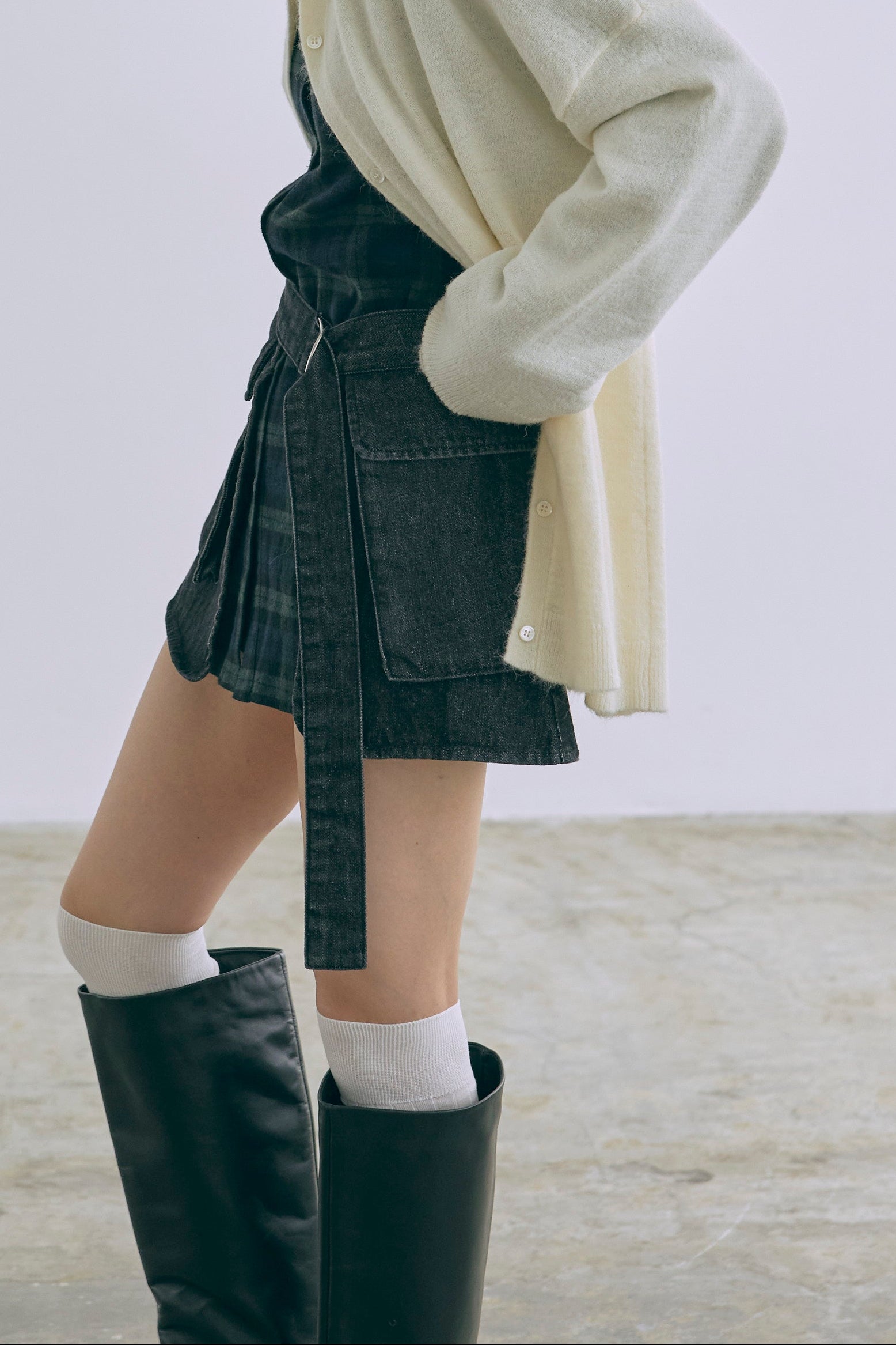 着用カラー:ブラック  モデル身長:170㎝