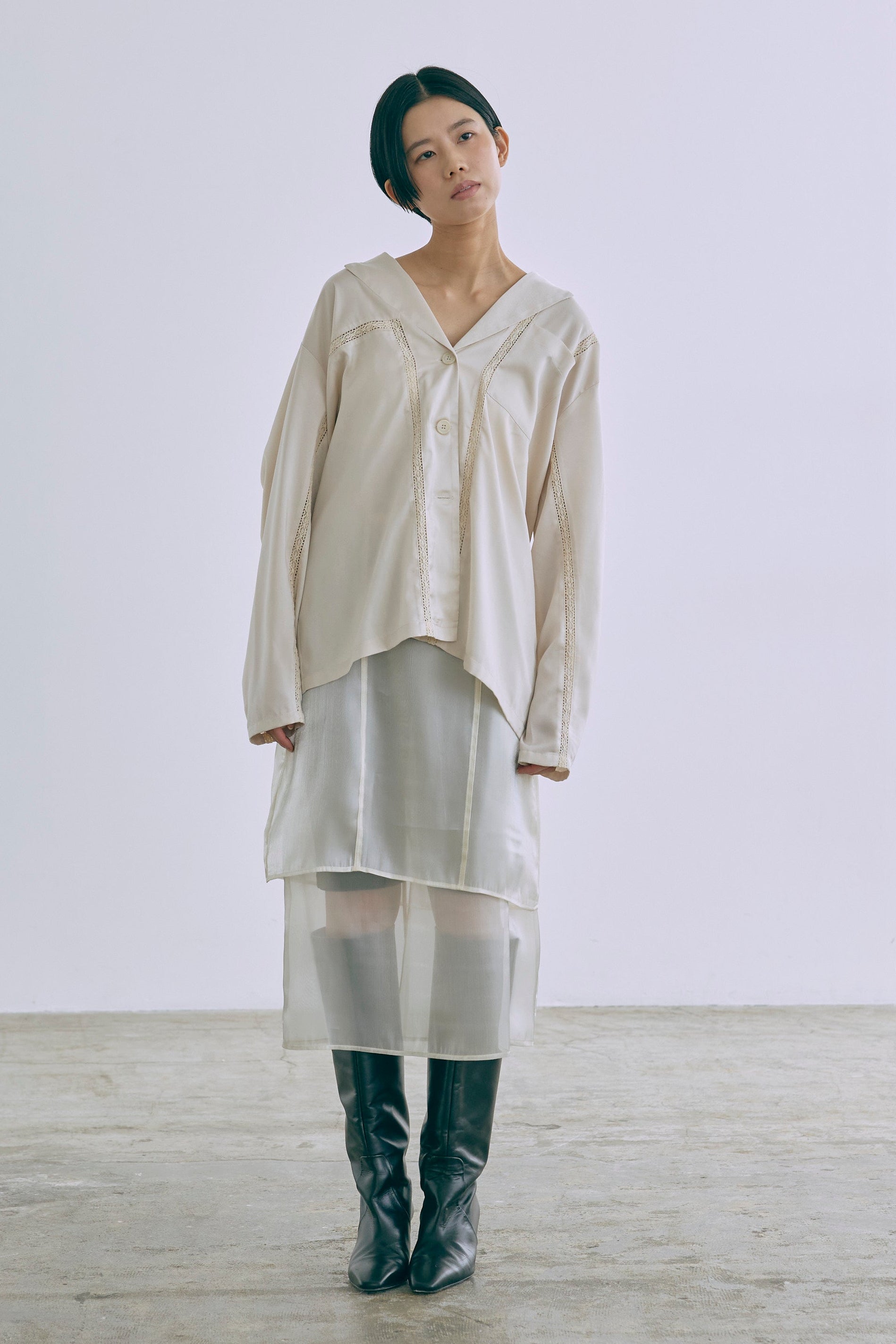Sheer Layered Bustier Dress – EN NEUME