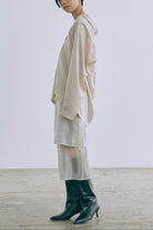 着用カラー:アイボリー  モデル身長:170㎝