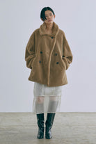 着用カラー:アイボリー  モデル身長:170㎝