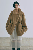 着用カラー:アイボリー  モデル身長:170㎝