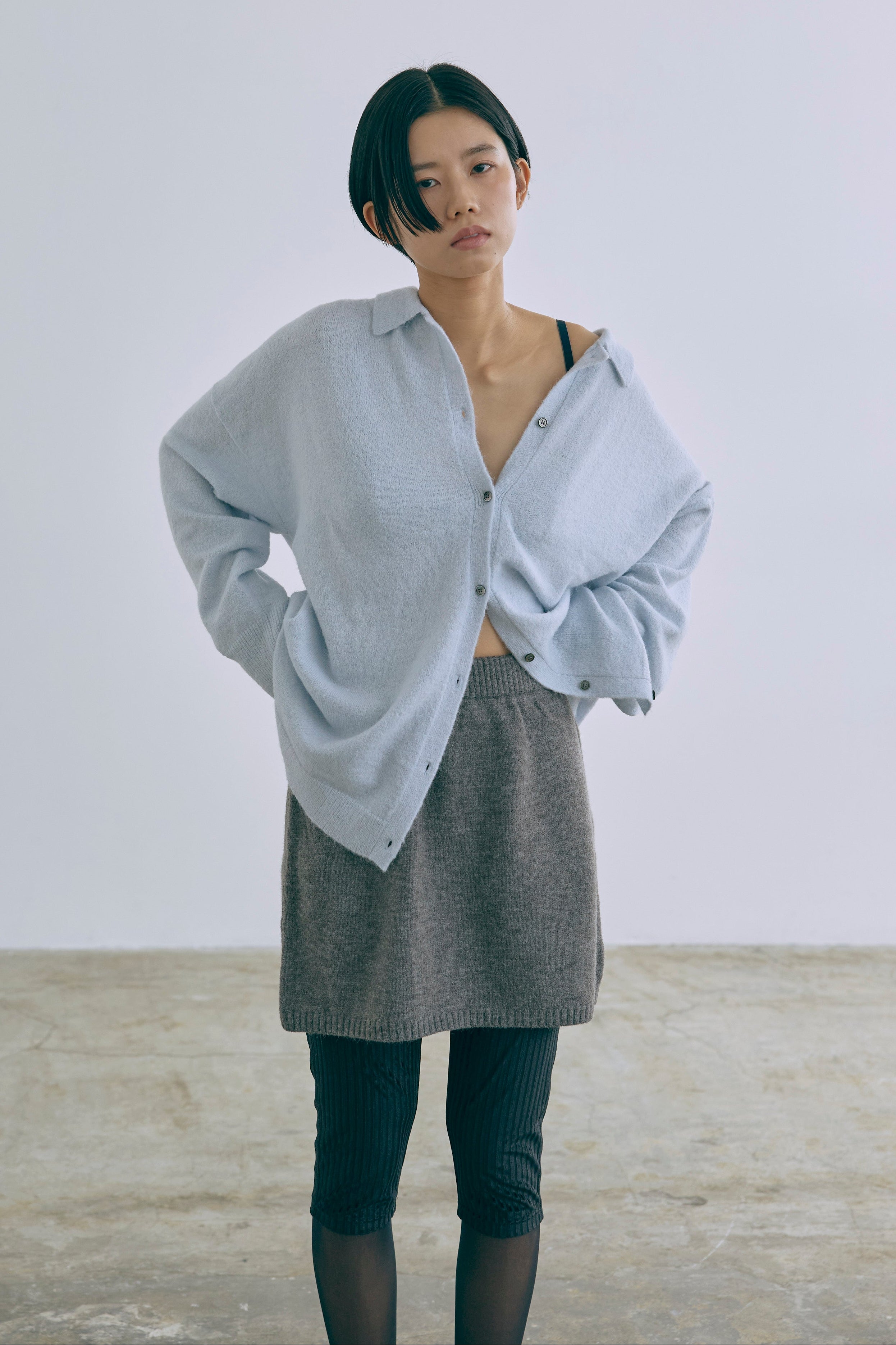 着用カラー:ブルー  モデル身長:170㎝