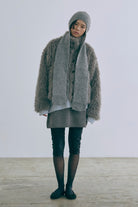 着用カラー:杢グレー  モデル身長:170㎝