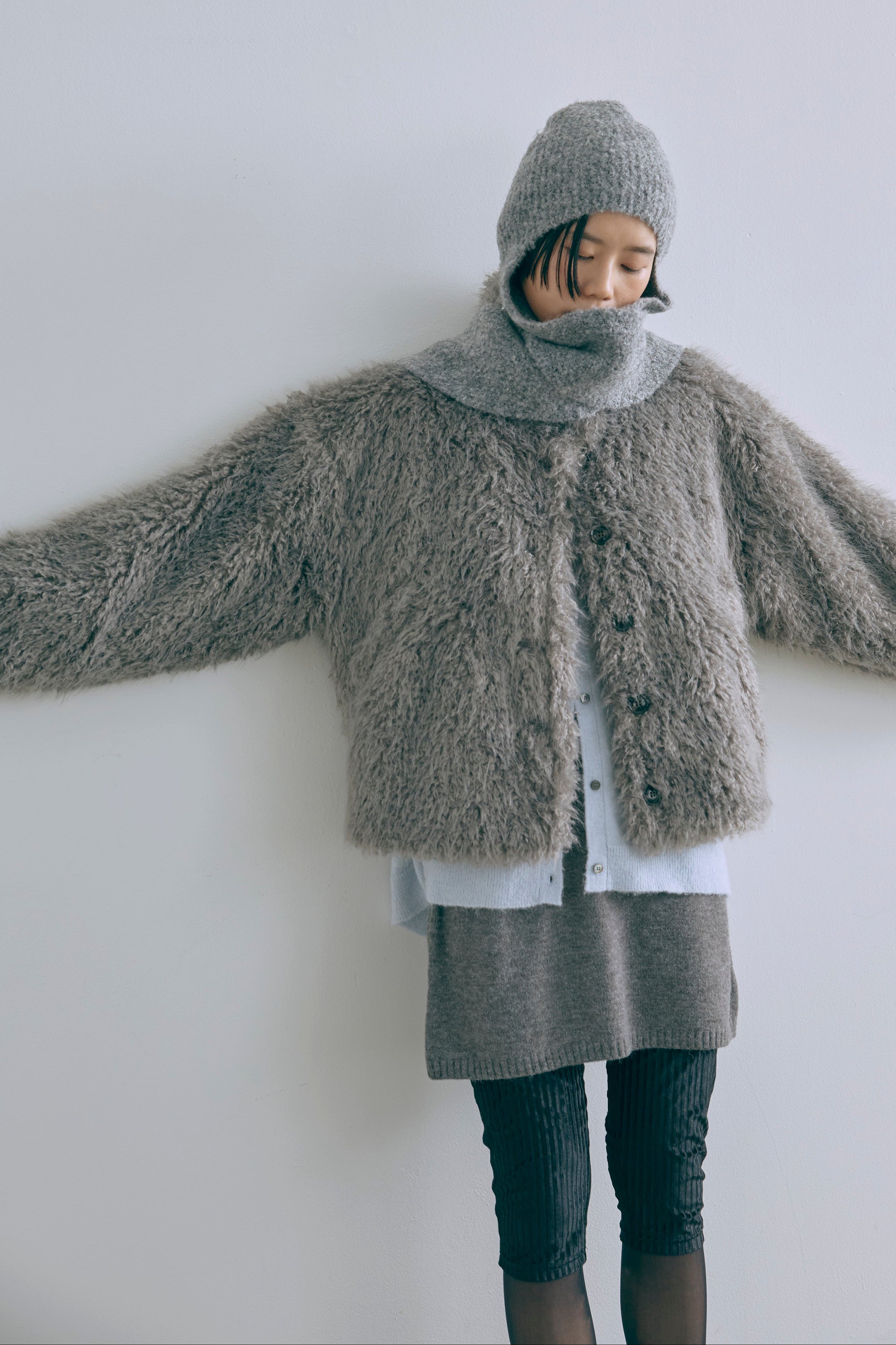 着用カラー:グレー  モデル身長:170㎝