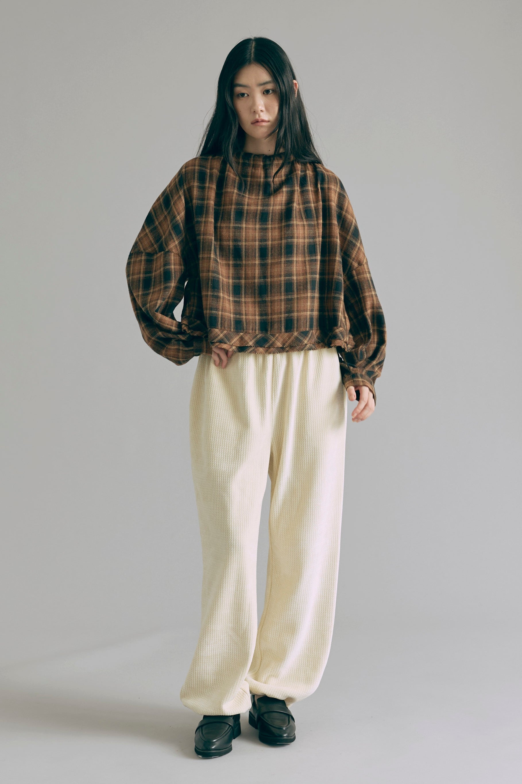 Textured Easy Pants