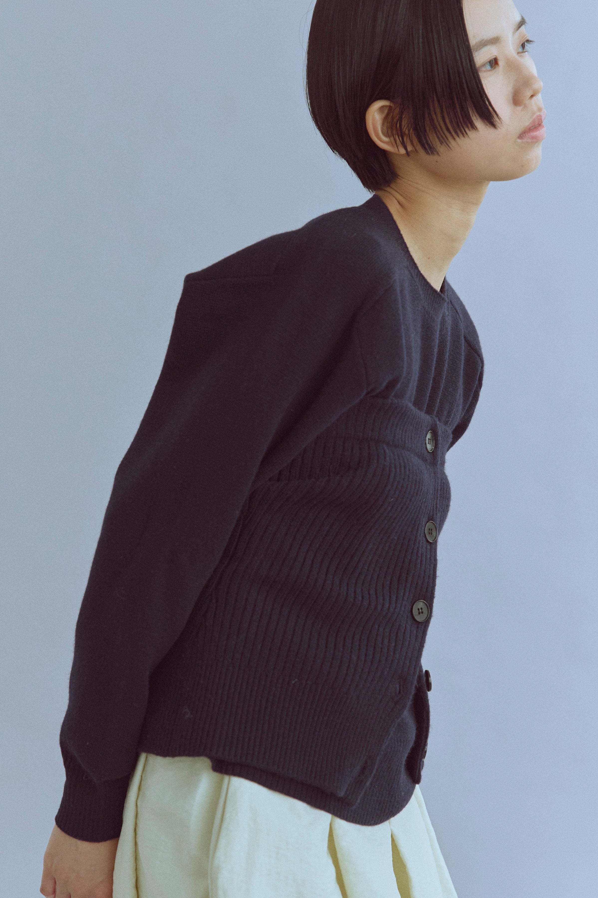 着用カラー:ネイビー　モデル身長:170cm