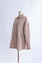 Wool Blend Over Shirt Jacket