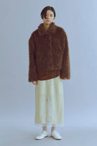 着用カラー:ブラウン  モデル身長:170㎝