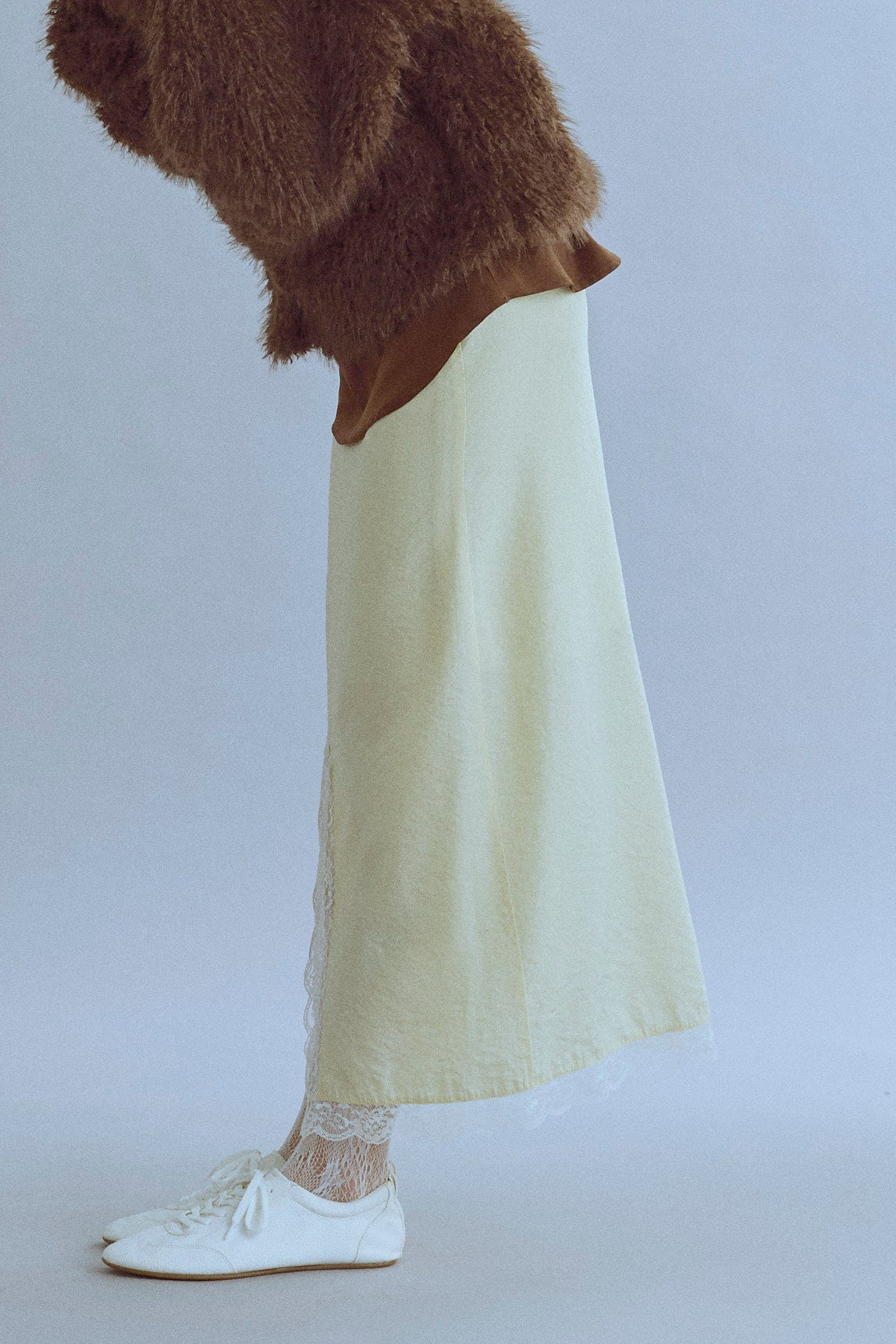 Vintage Lace-trim Skirt | EN NEUME