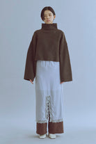 着用カラー:ブラウン  モデル身長:170㎝