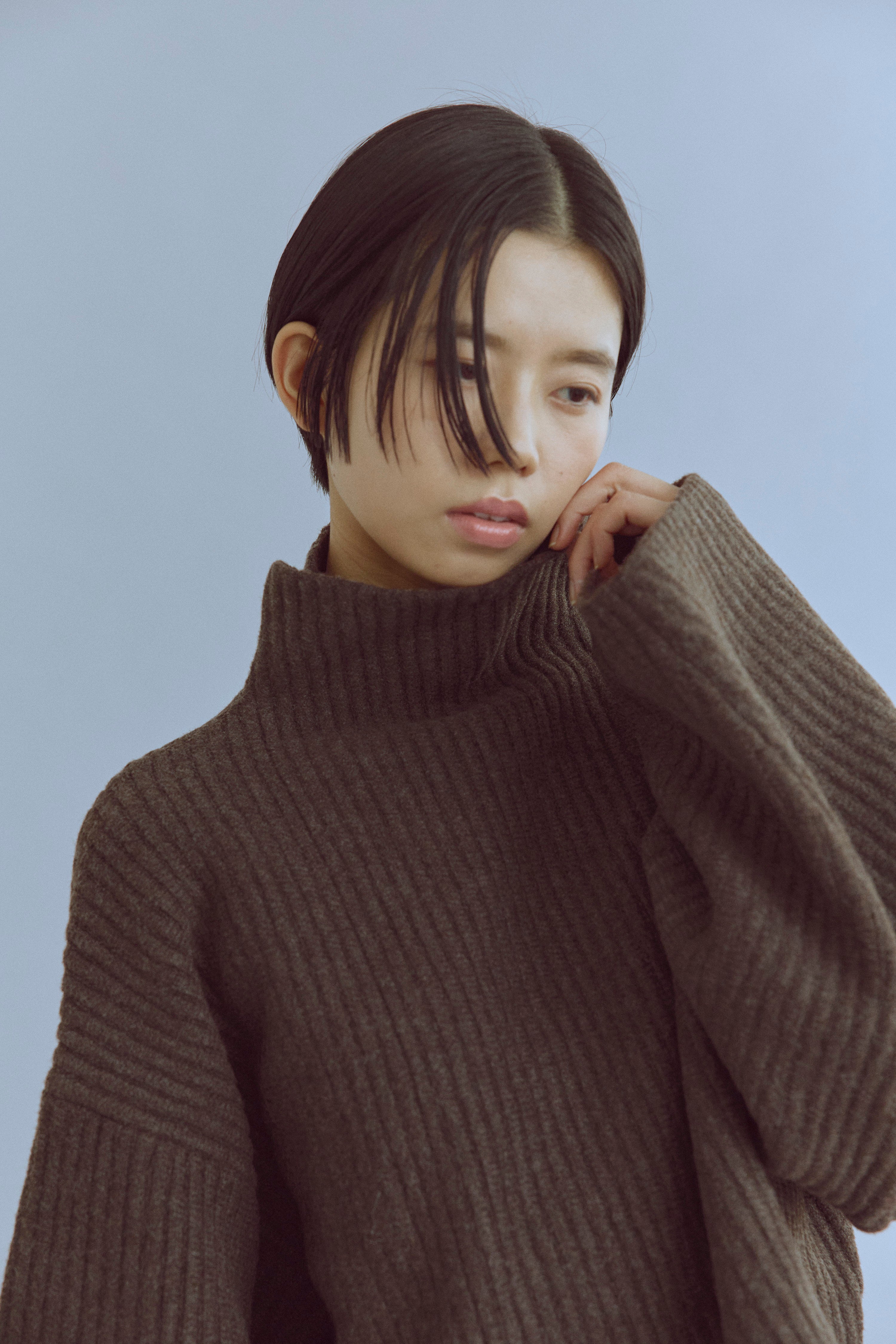 着用カラー:ブラウン  モデル身長:170㎝