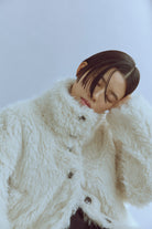 着用カラー:アイボリー  モデル身長:170㎝