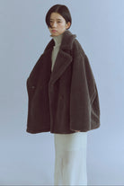 着用カラー:アイボリー  モデル身長:170㎝