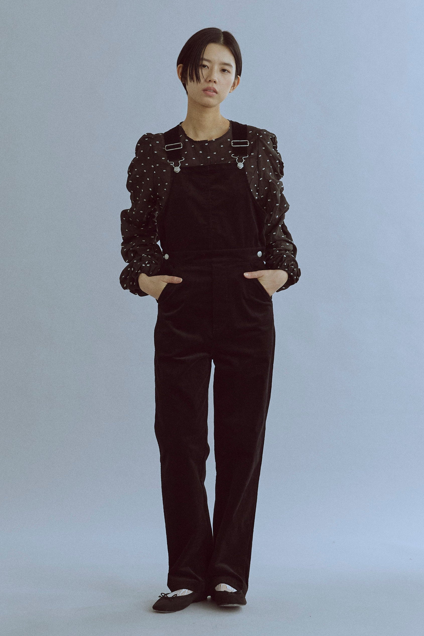 着用カラー:ブラック  モデル身長:170㎝