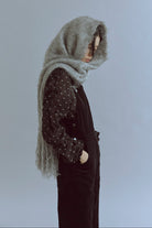 着用カラー:杢グレー  モデル身長:170㎝