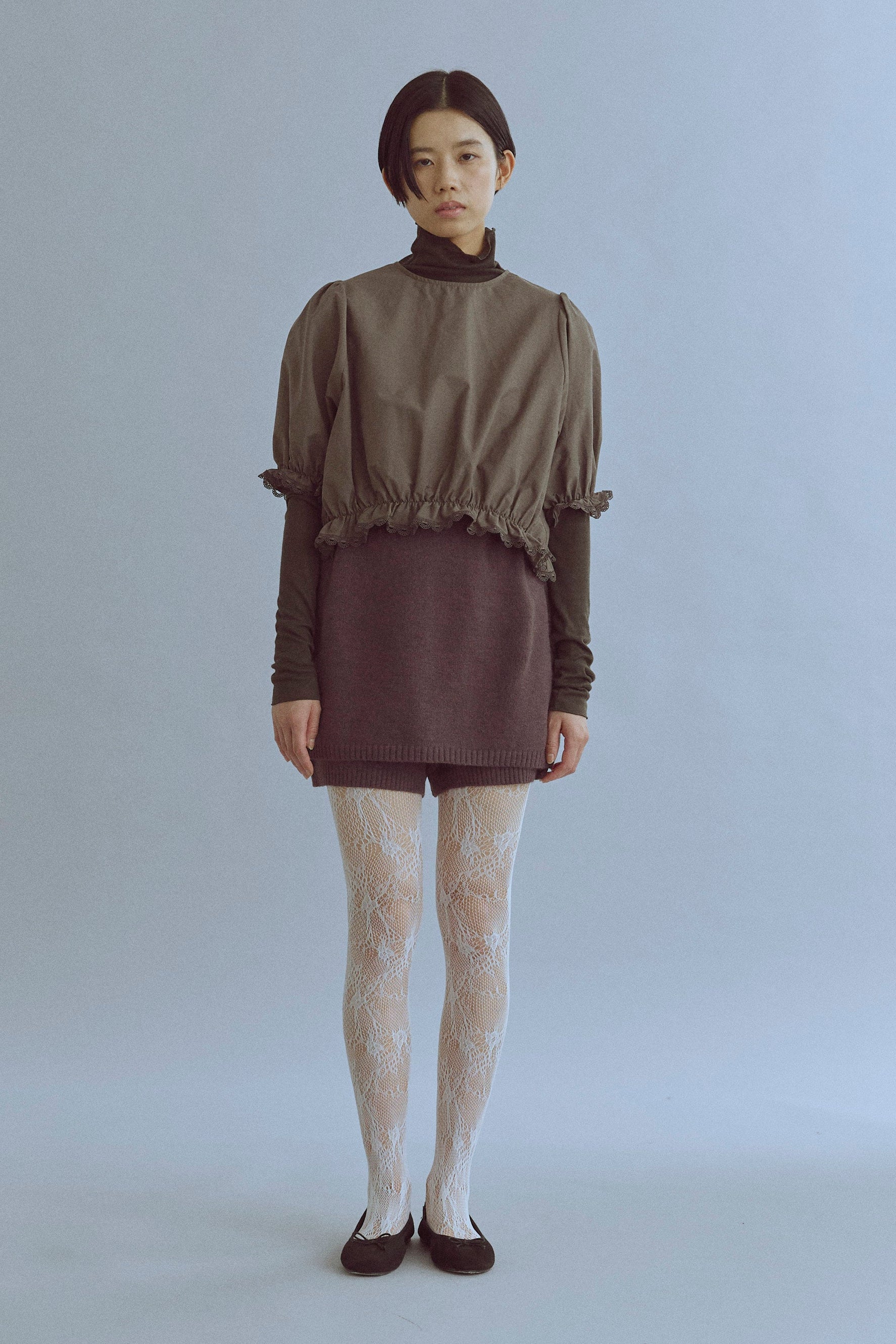 Lace Trim Volume Tops – EN NEUME