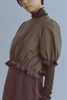 着用カラー:ブラウン  モデル身長:170㎝