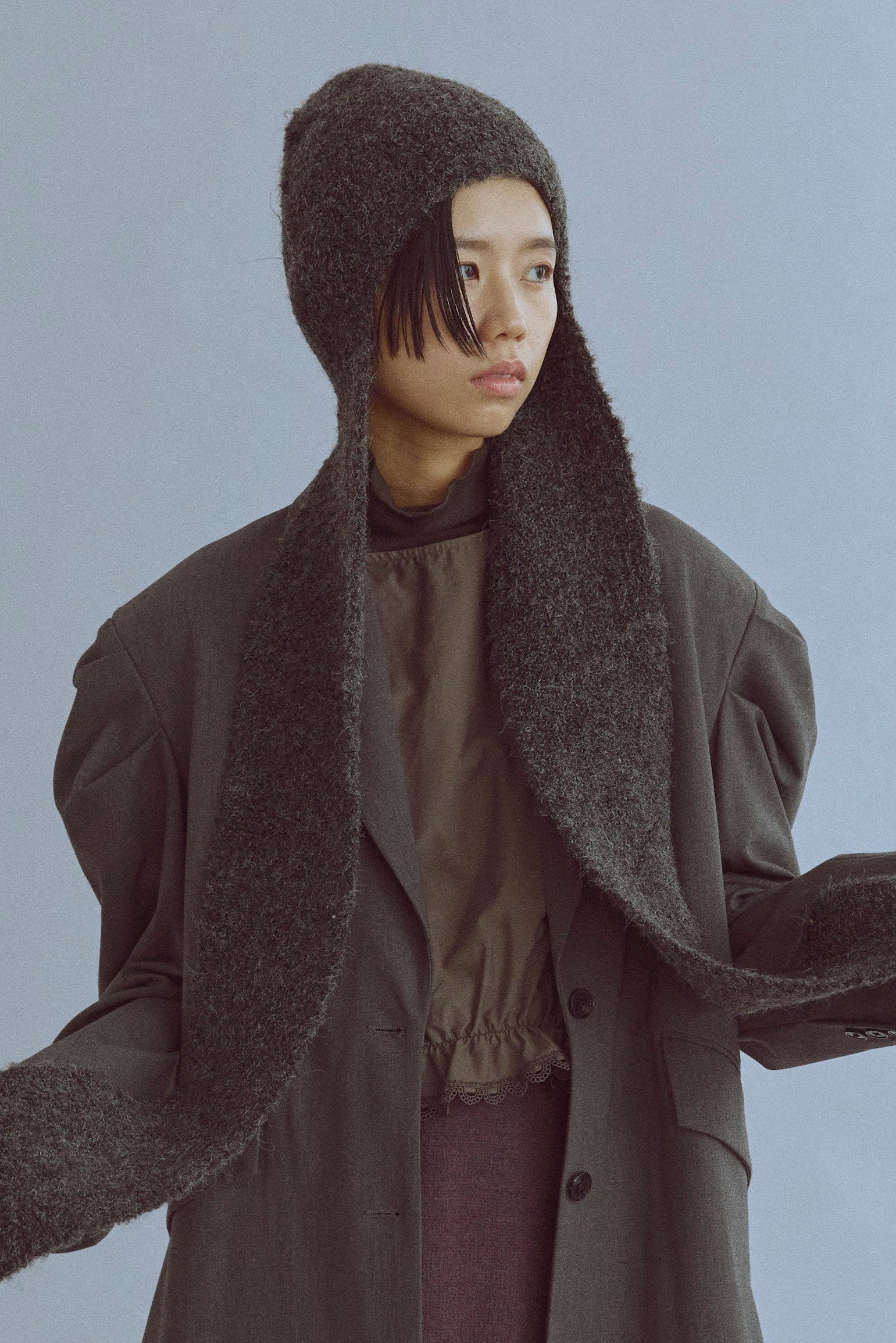 着用カラー:ブラック  モデル身長:170㎝