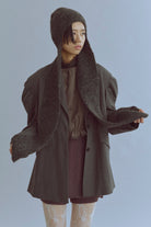 着用カラー:ブラウン  モデル身長:170㎝