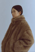 着用カラー:ブラウン  モデル身長:170㎝