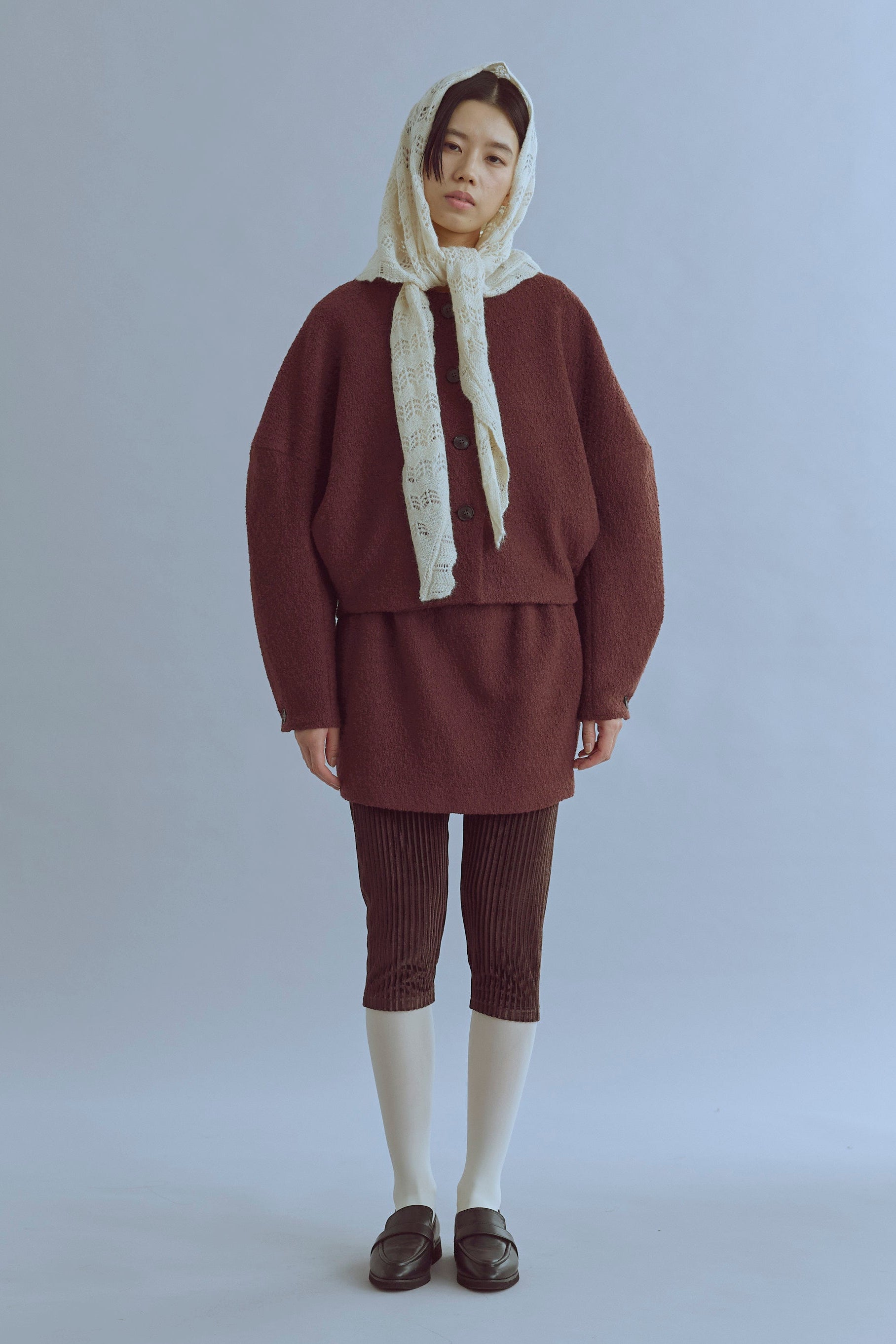 着用カラー:ブラウン モデル身長:170㎝