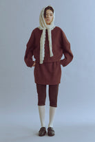 着用カラー:ブラウン モデル身長:170㎝