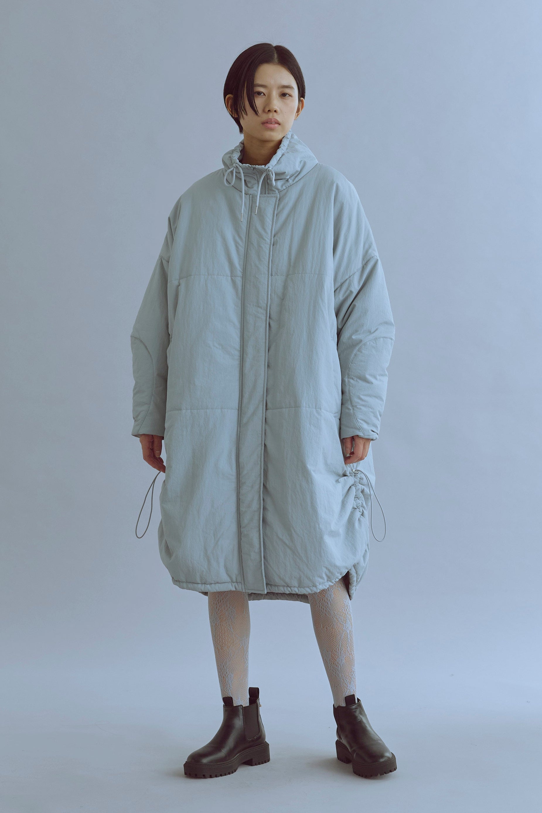 着用カラー:ブルー　着用サイズ:1　モデル身長:170cm