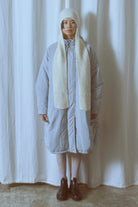 着用カラー:アイボリー  モデル身長:170㎝