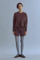 着用カラー:ブラウン  モデル身長:170㎝