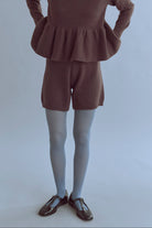 着用カラー:ブラウン  モデル身長:170㎝