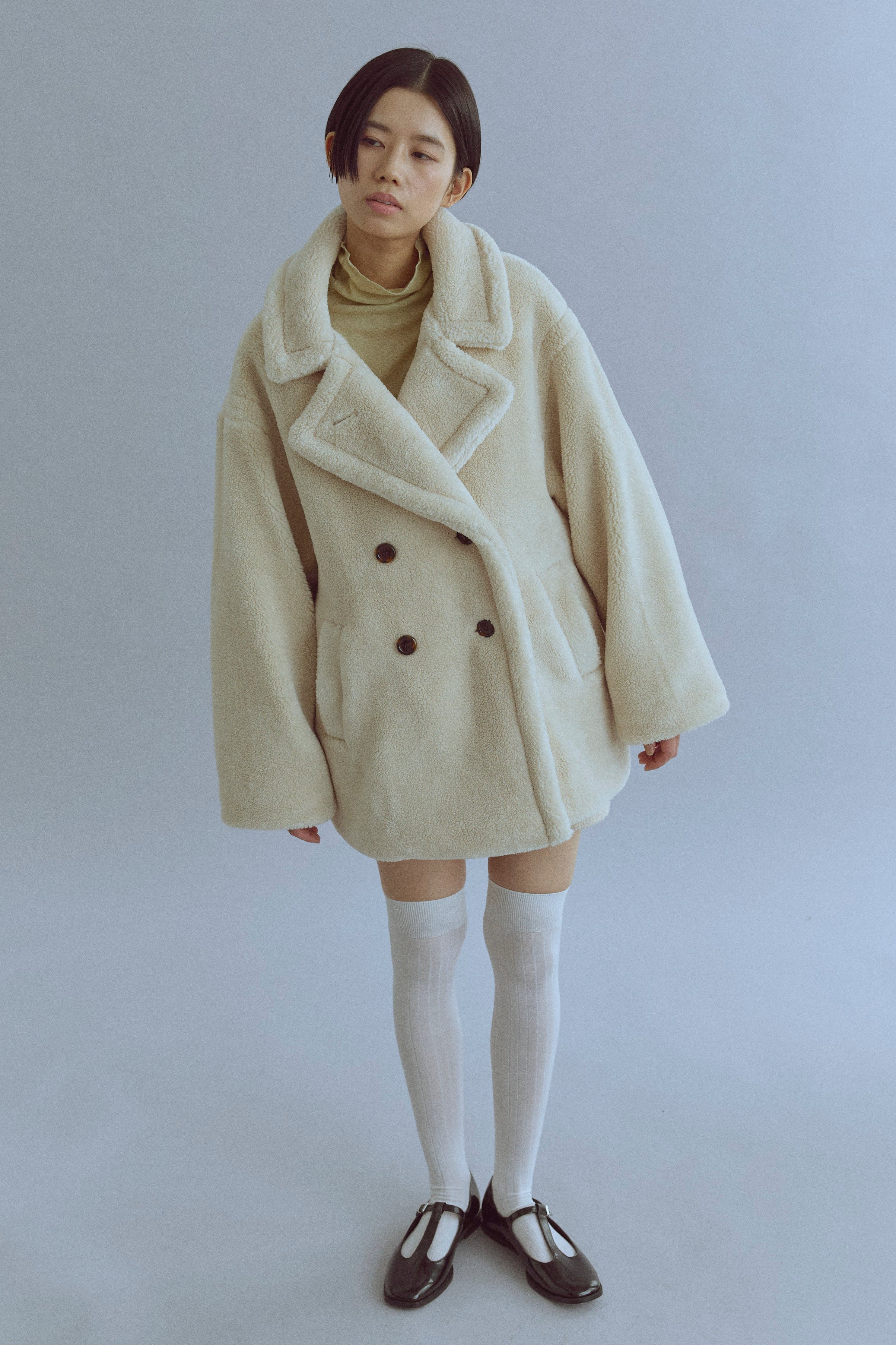 着用カラー:ライトベージュ  モデル身長:170㎝