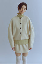 着用カラー:アイボリー モデル身長:170㎝