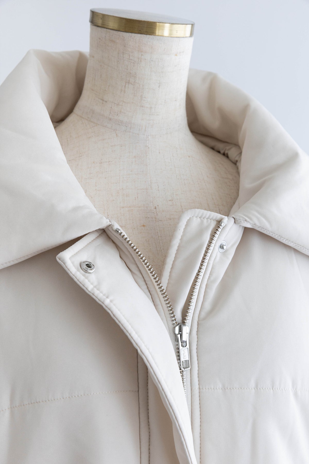 Dolman Sleeve Padded Jacket アイボリー