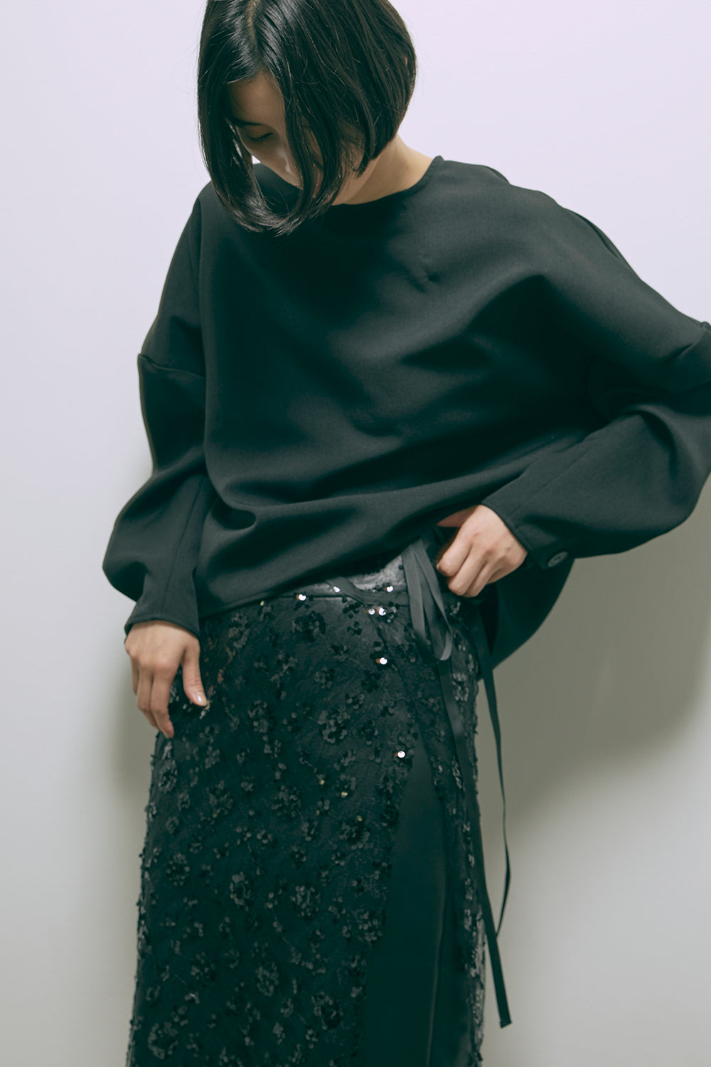Sequin Layered Skirt